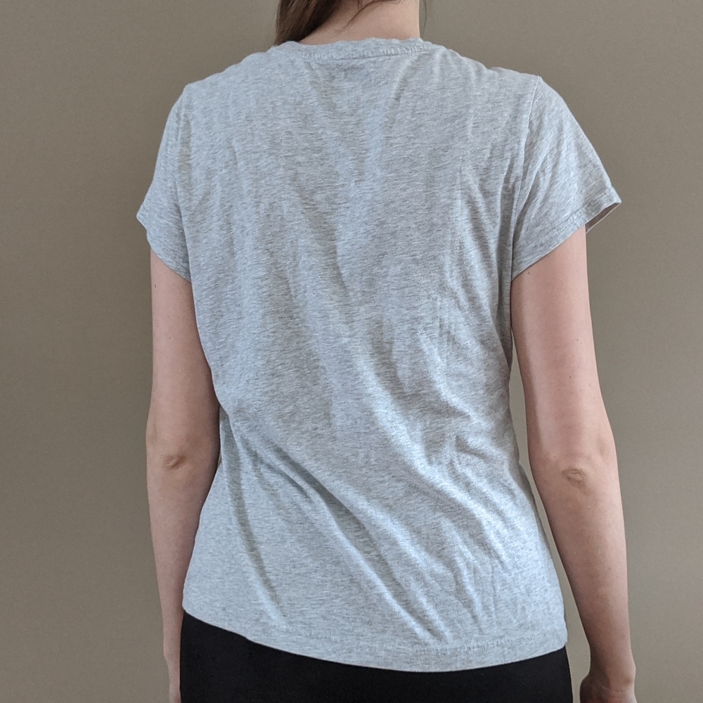 Champion train like a girl short sleeve gray top - Picture 2 of 8